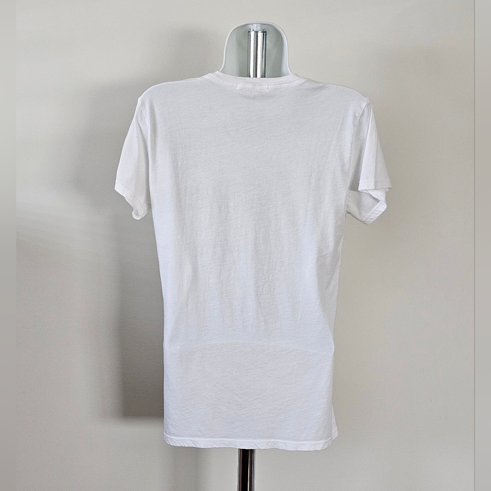 Nili Lotan White Short Sleeve Tee Size Medium - Picture 2 of 4